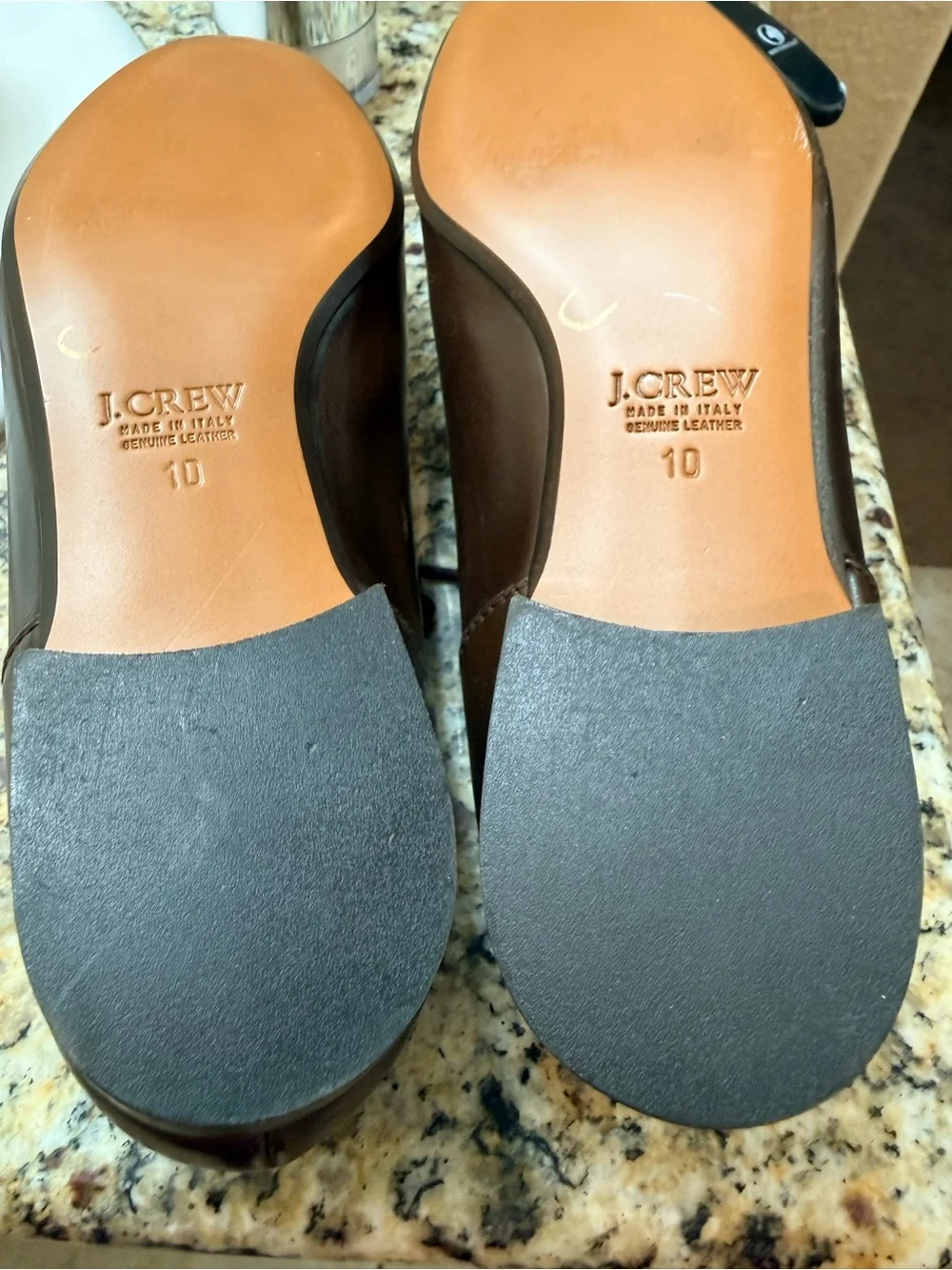 J. Crew Dark Brown Leather Cap-Toe Oxfords